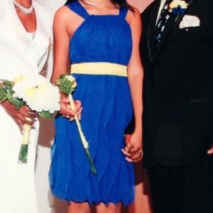💙💙💙 blue Vera Wang bridesmaid dress